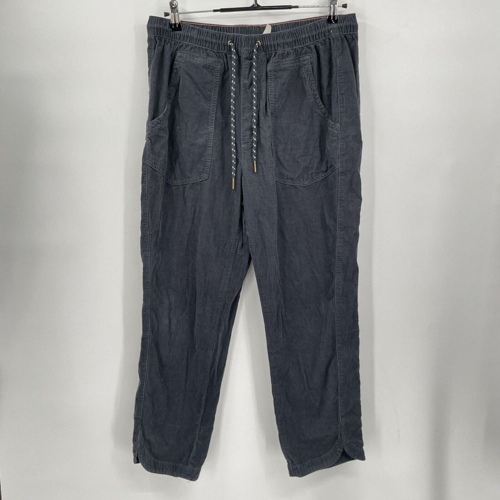Pilcro Size M Corduroy Pants Mens Gray Elastic Drawstring Relaxed‎ The Cottage